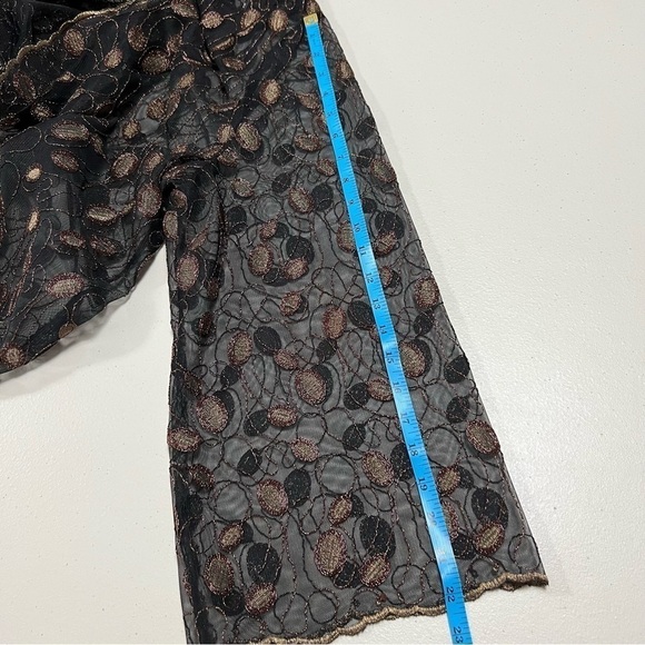 EMBROIDERED Mesh Dress Cardigan / Beach Cover Up - Picture 10 of 10